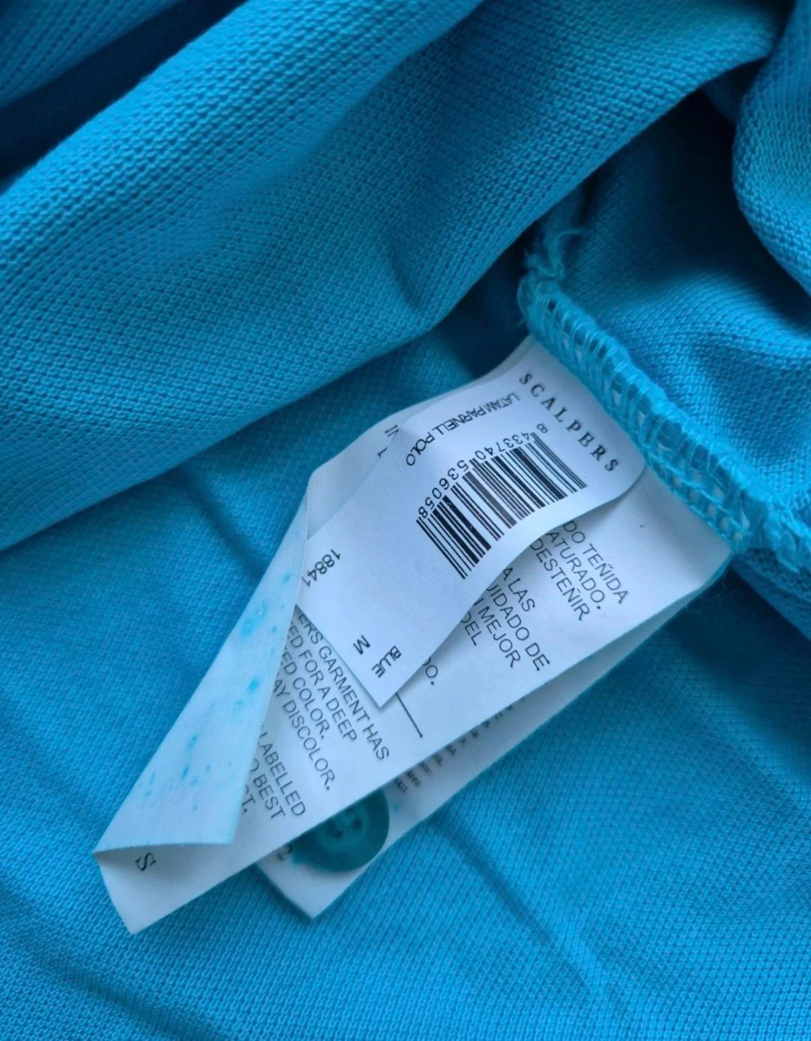 Scalpers blauwe polo. Maat M – photo 5